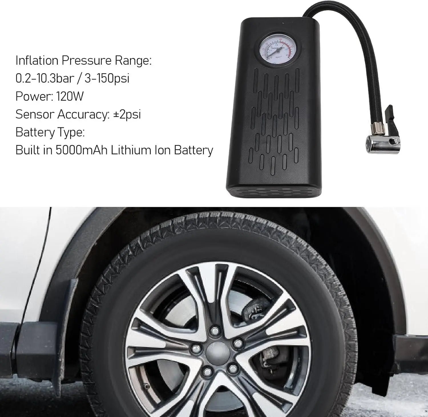 Portable Air Compressor Tire Inflator - ULLLY