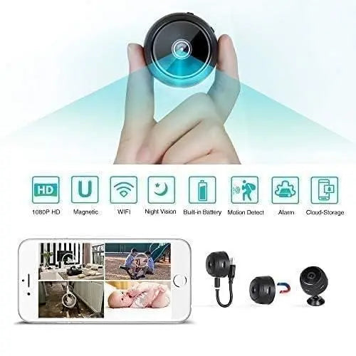 Mini Wireless Wi Fi ,Cameras with Indoor Video Recorder - ULLLY