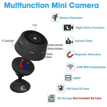 Mini Wireless Wi Fi ,Cameras with Indoor Video Recorder - ULLLY