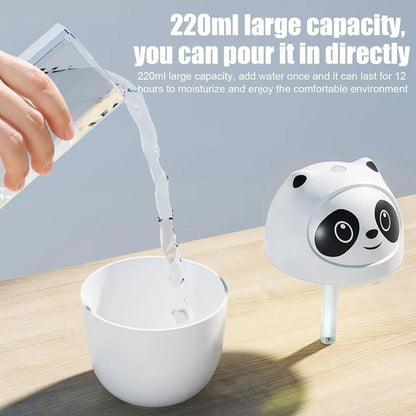 Mini Cute Panda Cool Mist Humidifier for Room Moisture - ULLLY