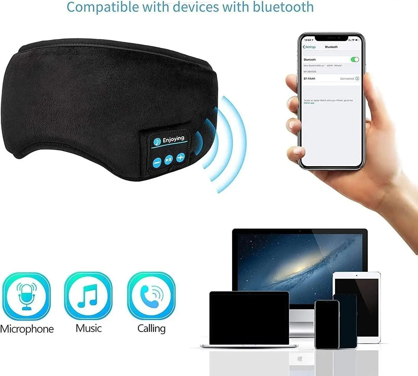 Wireless Bluetooth Eye Mask With Music - ULLLY