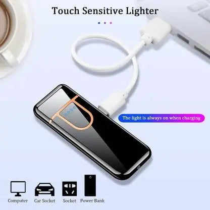 Touch Lighter Electric Lighter Battery Indication Touch Screen Sensor Cigarette Lighter - ULLLY