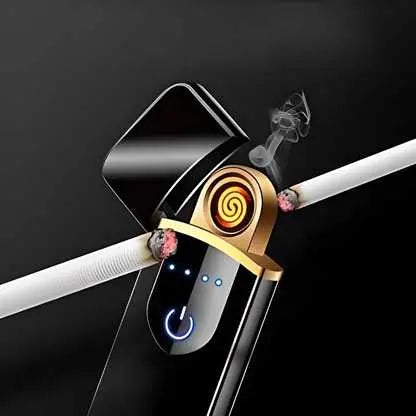 Touch Lighter Electric Lighter Battery Indication Touch Screen Sensor Cigarette Lighter - ULLLY