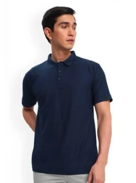 Poly Cotton Solid Half Sleeves Men's Polo T-shirt (Pack of 3) - ULLLY