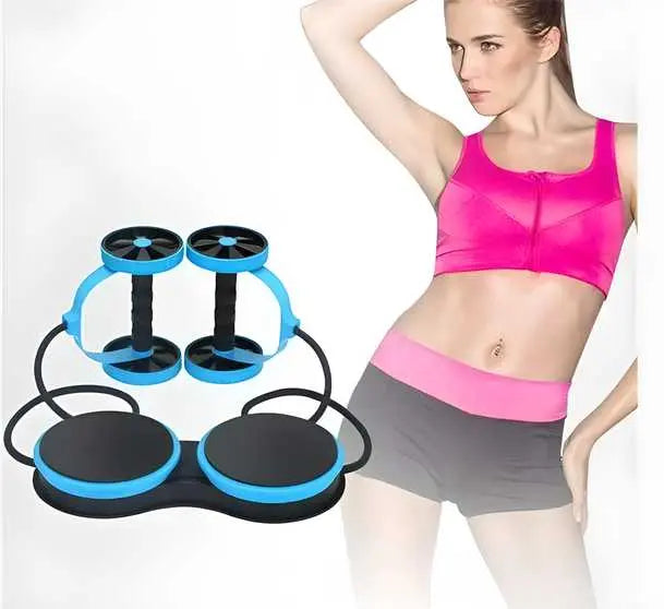 Wheel Roller for Core Workouts, Abdominal Roller Wheel with Knee Pad - ULLLY